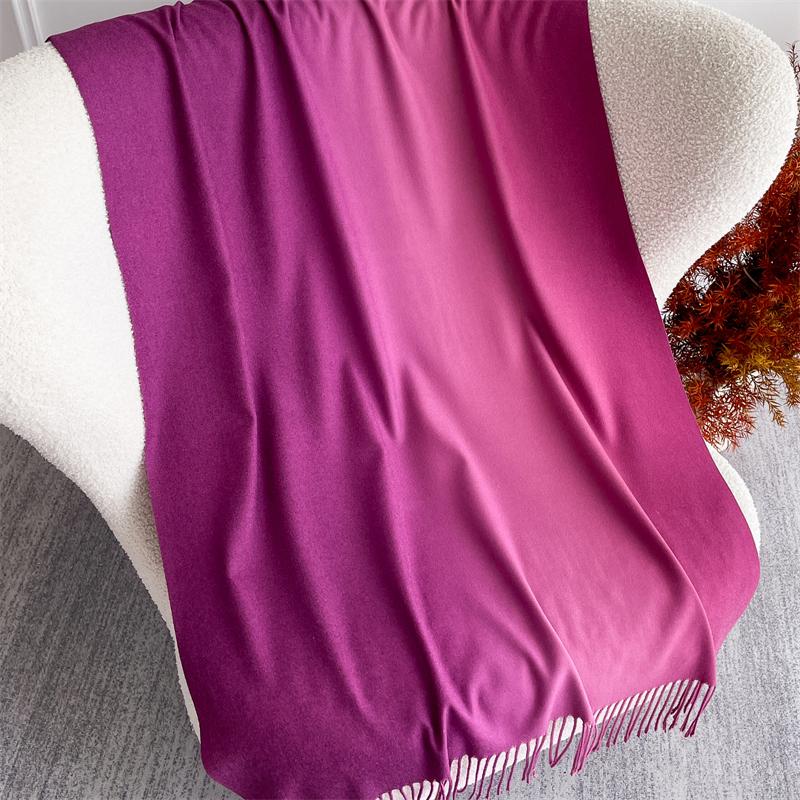 New 40 Color Winter Scarf for Women Long Warm Cashmere Scarves Hijab Solid Lady Shawl Wrap Pashmina Bandana Stoles 70X190Cm