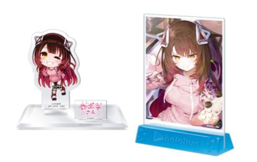 Ichiban Kuji Hololive Mini Art Board Prize Kyun Chara Prize Acrylic Stand Set vol.4 & Roboco-san 2-Piece