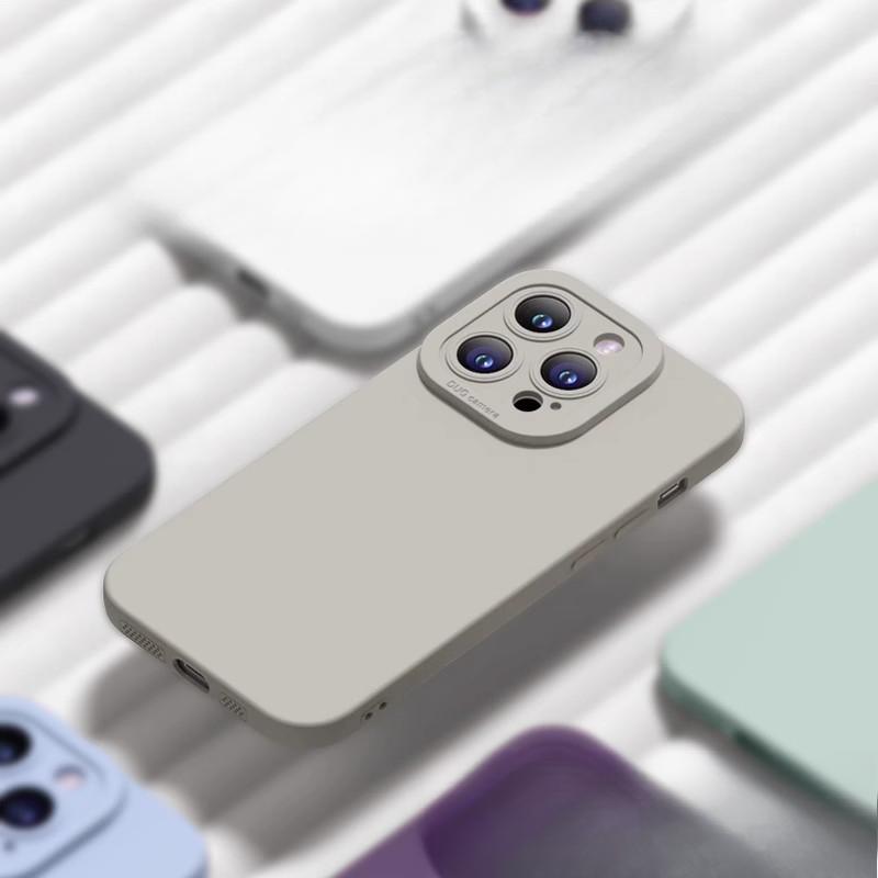 

Подходит для чехлов для телефонов iPhone 15, iPhone 16/14 Pro Liquid Silicone 13 Full Cover Promax Anti-Drop Protective Case iPhone16