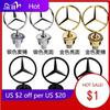 Adesivo per Auto per Stella Mercedes Benz Cofano - Emblema per Cofano Auto Logo Cromato Anteriore Segnalazione Cofano per Benz Classe C E S W204 W205 W21