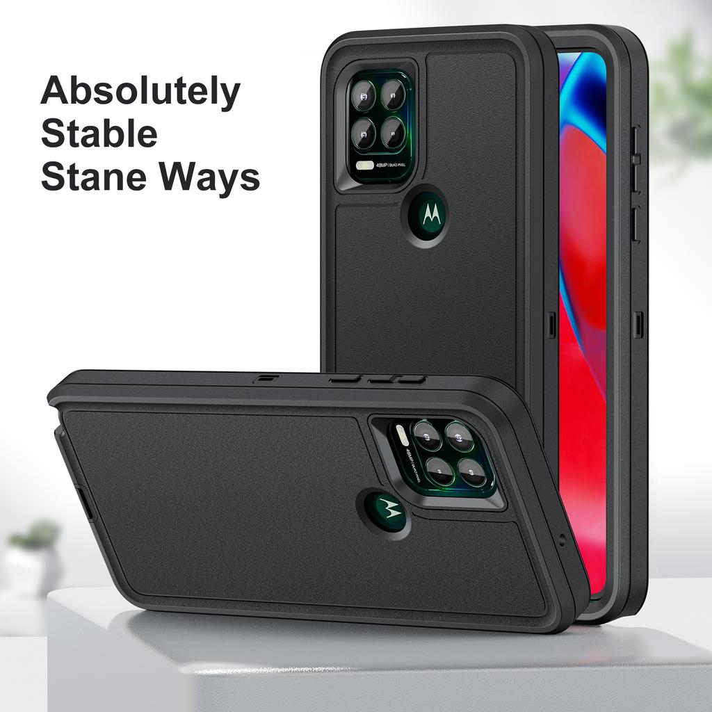 For Motorola Moto G Stylus 5G (2021) Støtsikkert PC+TPU+PC Hybrid Telefondeksel