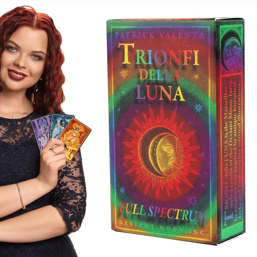 Trionfi Della Luna Pełne Spektrum Edycja Paradoksalna Styl Marsylski Talia 78 Kart