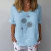 GMXIA Damenmode, lässig, Sommer, kurzärmelig, O-Ausschnitt, Blusen und Hemden
