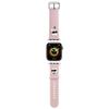 Karl Lagerfeld Strap KLAWMSLKCNP Apple Watch 38/40/41mm Pink Strap 3D Rubber Karl&Choupette Heads