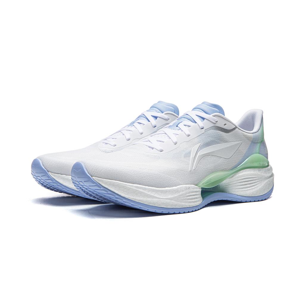 Li Ning Ultra Light 23 Sports Comfortable Shock Absorption Wear Resistant Low Top Casual Running Shoes Men Sneaker Standard-White ARBW017-1