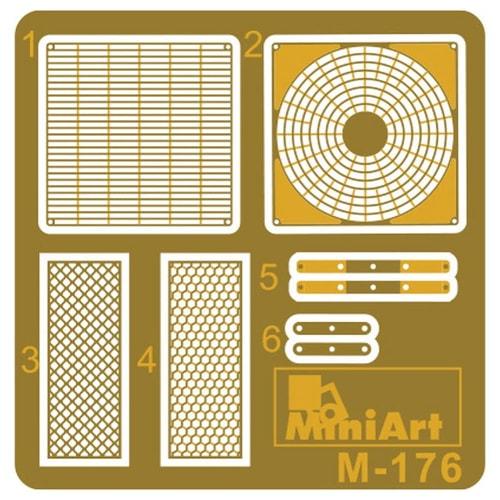 Miniart 1/35 Scale Air Conditioner Outdoor Unit and Satellite TV Antenna Plastic Model Kit MA35638