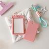 Sliding 3-inch Card Holder with Star Lanyard Candy-colored Card Display Suitable for Students,K-pop Fans Card Storage