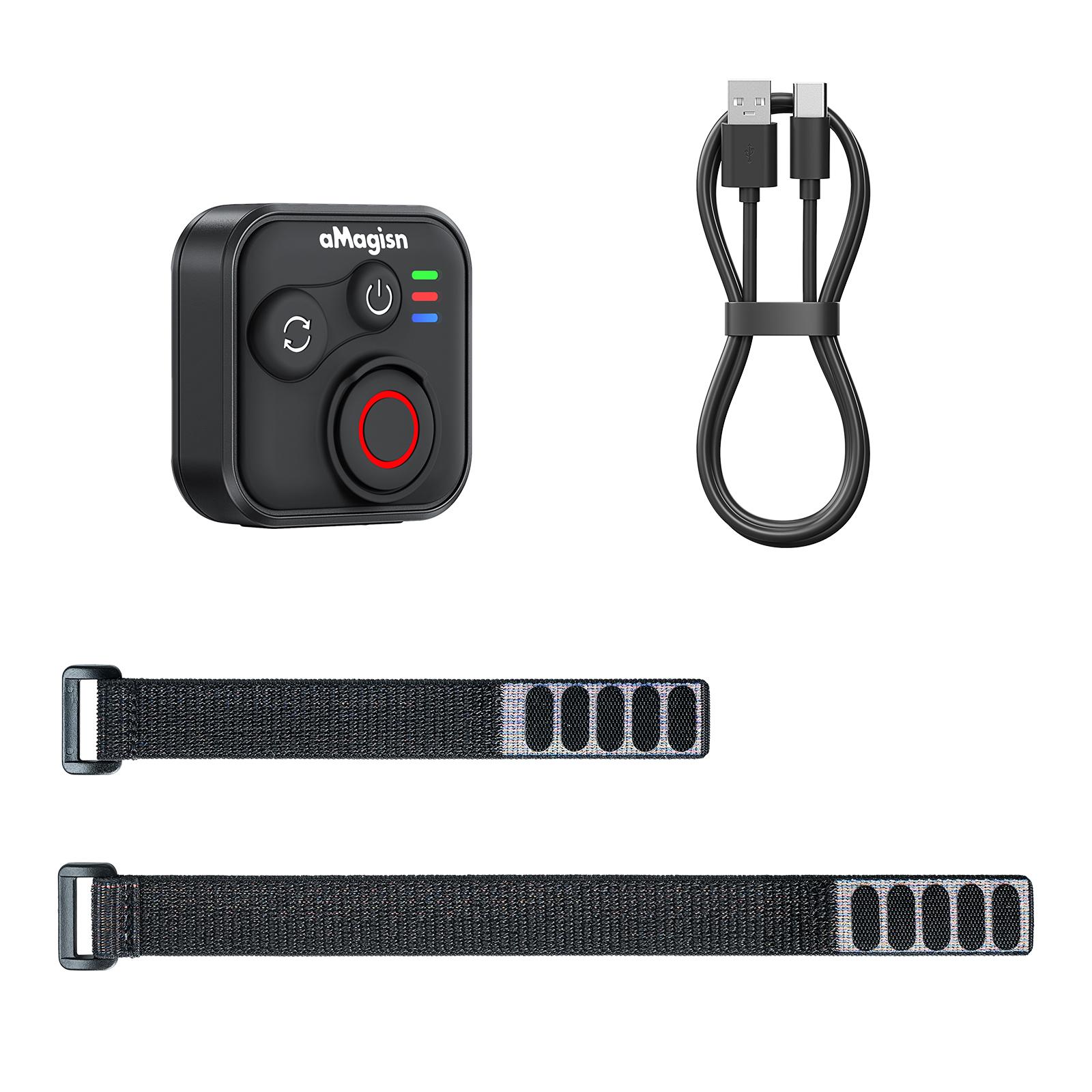 

Smart Wireless Remote Control with Wrist Strap BT Wireless Remote Control for Insta360 X5/X4/Ace Pro 2/GoPro Hero 13/12/10