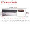 Kitchen Knives Chef Cleaver Meat Fish Chopping Vegetables Butcher Boning Slicing Knife Handmade Blade Wood Handle Cleaver Knife