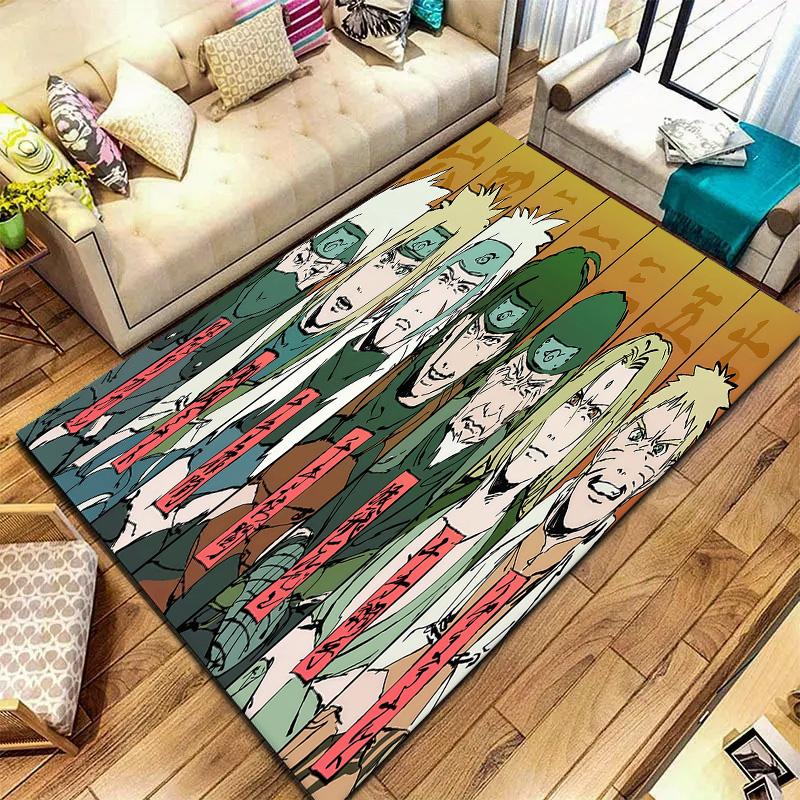 Naruto Fire Sage Mode Carpet Rug For Living Room Bedroom Home Sofa Decoration,kids Play Nonslip Floor Mat