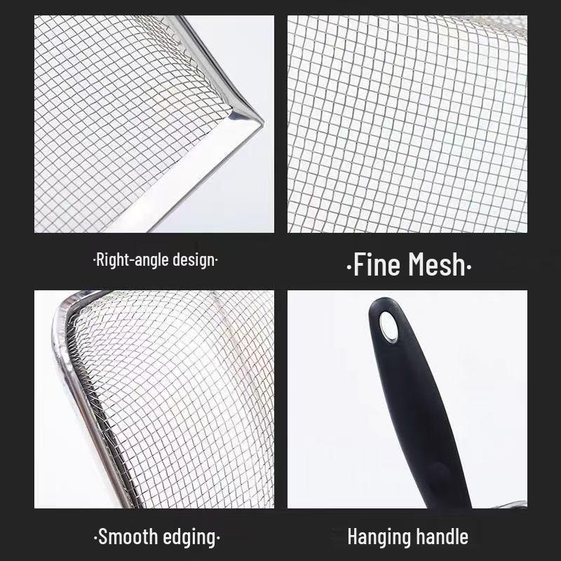 Upgraded Large Stainless Steel Cat Litter Scoop with Fine Holes