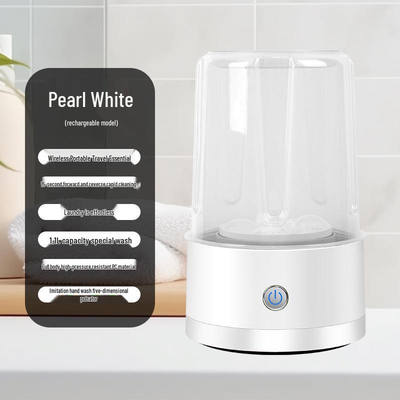 Portable Mini Automatic Washing Machine for Underwear and Socks with Wireless Charging
