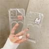 Cute Bear Cartoon Rabbit Shockproof Phone Case For Iphone 11 12 13 14 Pro Xs Max X Mini 7 8 6 Plus Soft Wallet Cover Card Holder