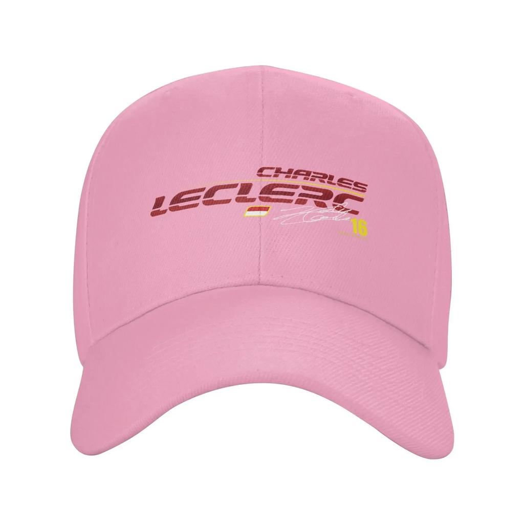 Custom Cool Charles Leclerc 16 Baseball Cap WomenUnisex Adjustable Adult Sport Racing Car Dad Hat Spring