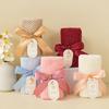 Wedding Cake Wedding Ceremony Gift Towel Coral Velvet Baroque Towel Multicolor Optional Gift