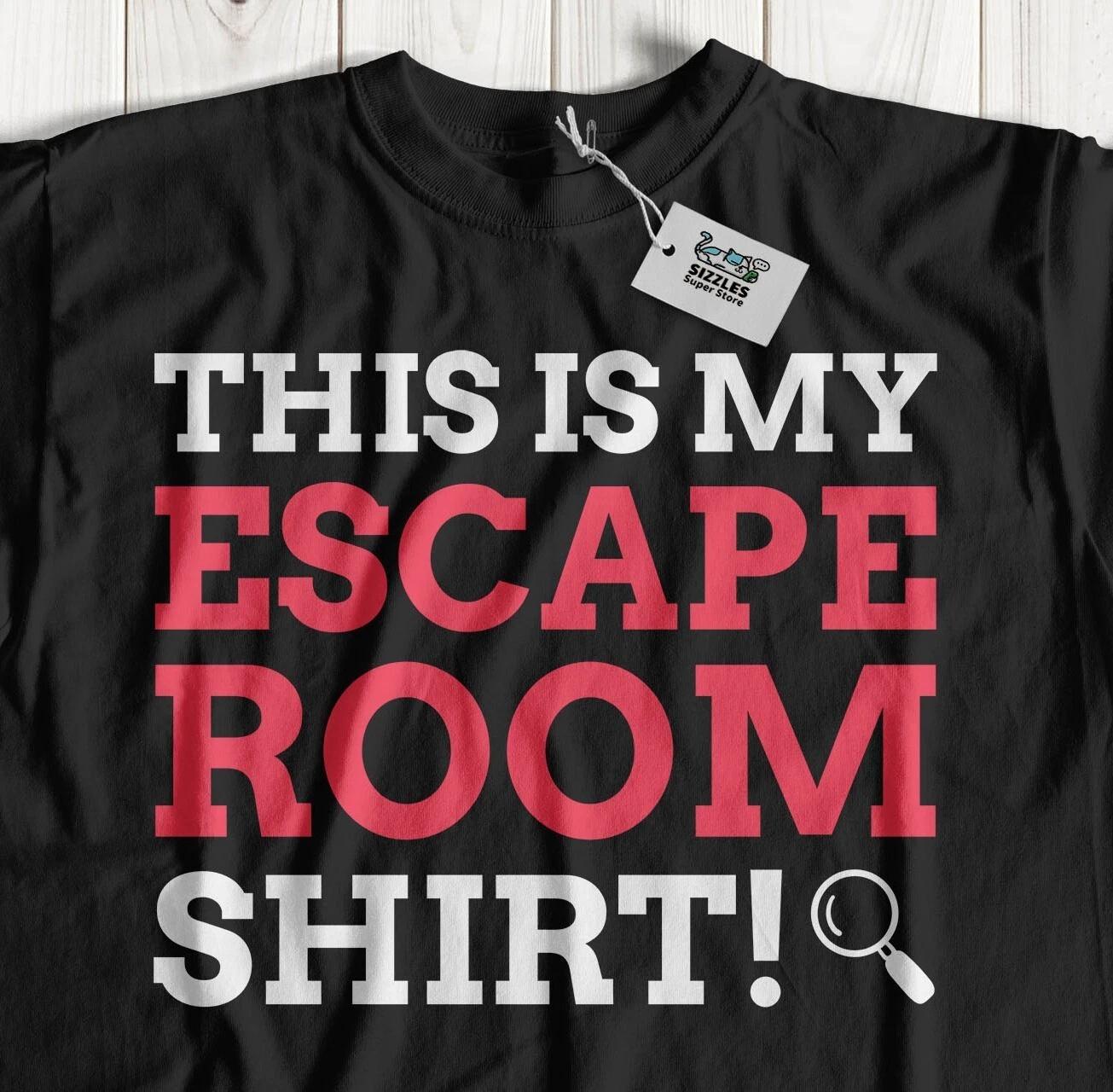 

This Is My Escape Room T-Shirt Unisex Funny Riddle And Puzzle Room Tees S