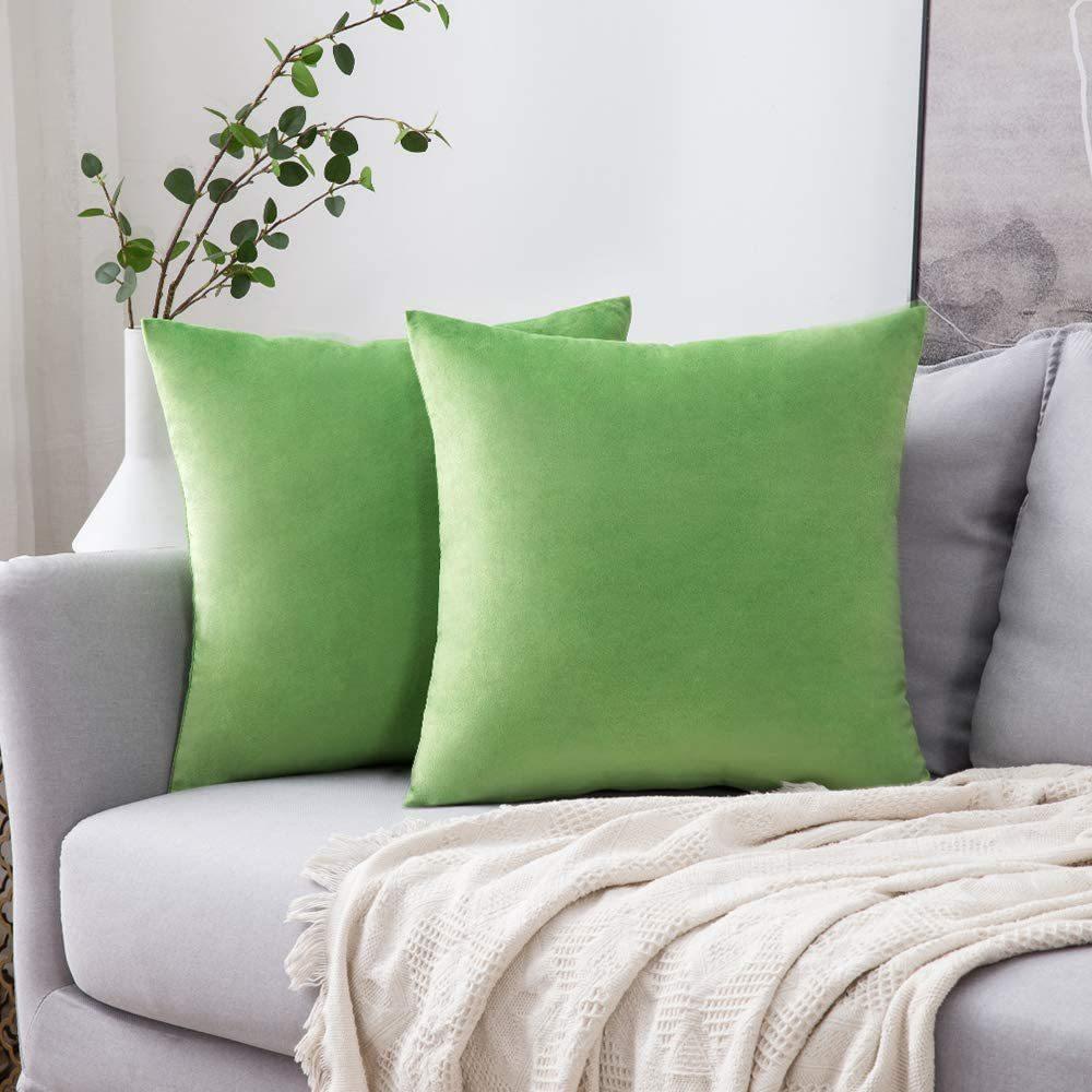 Velvet Seat Cushion Cover Solid Color Pillow Cover Nordic Simple Ins Style Pillow Velvet Pillow Cover Cushion