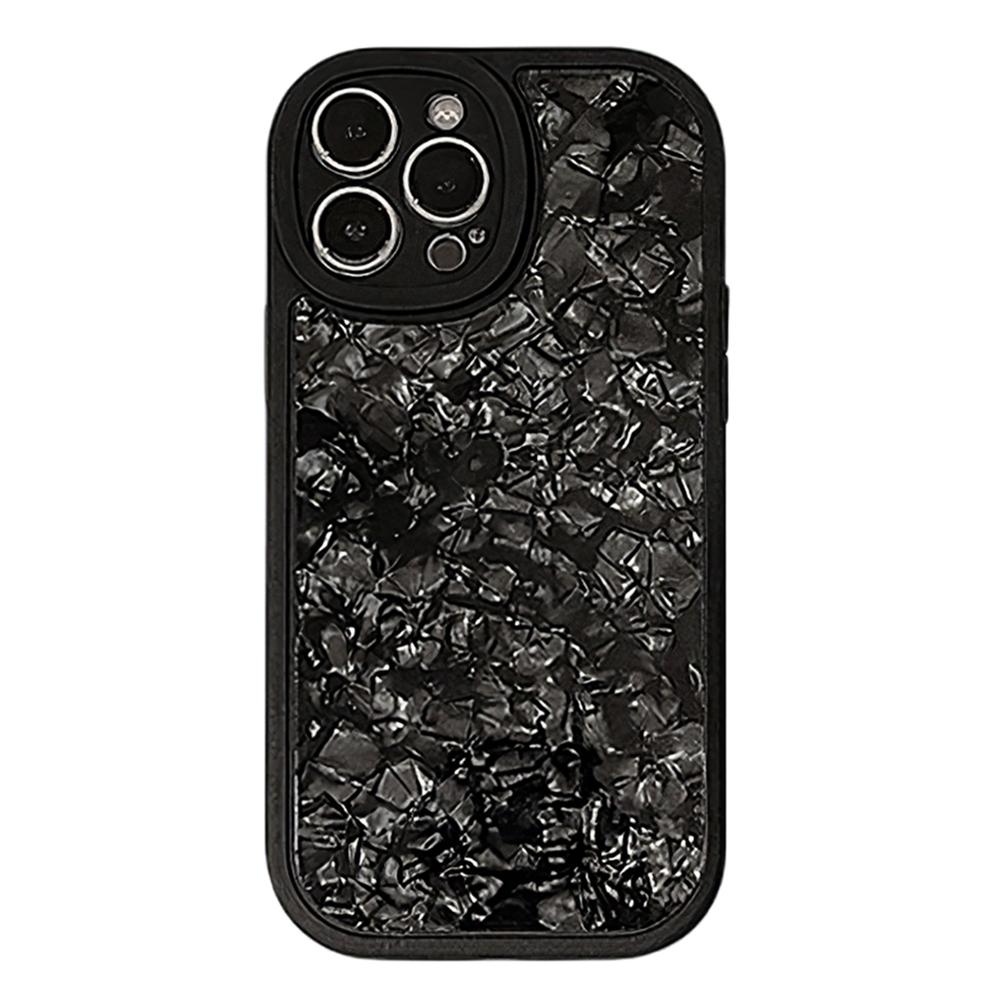 

For iPhone 15 Pro TPU Case with Shell Pattern Shockproof Phone Back Cover H