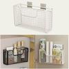 1Pcs Cabinet Organizer Wall Mounted Punch-free - No Drill Storage Shelf for Kitchen Bathroom Inner Storage Rack of Cabinet Door