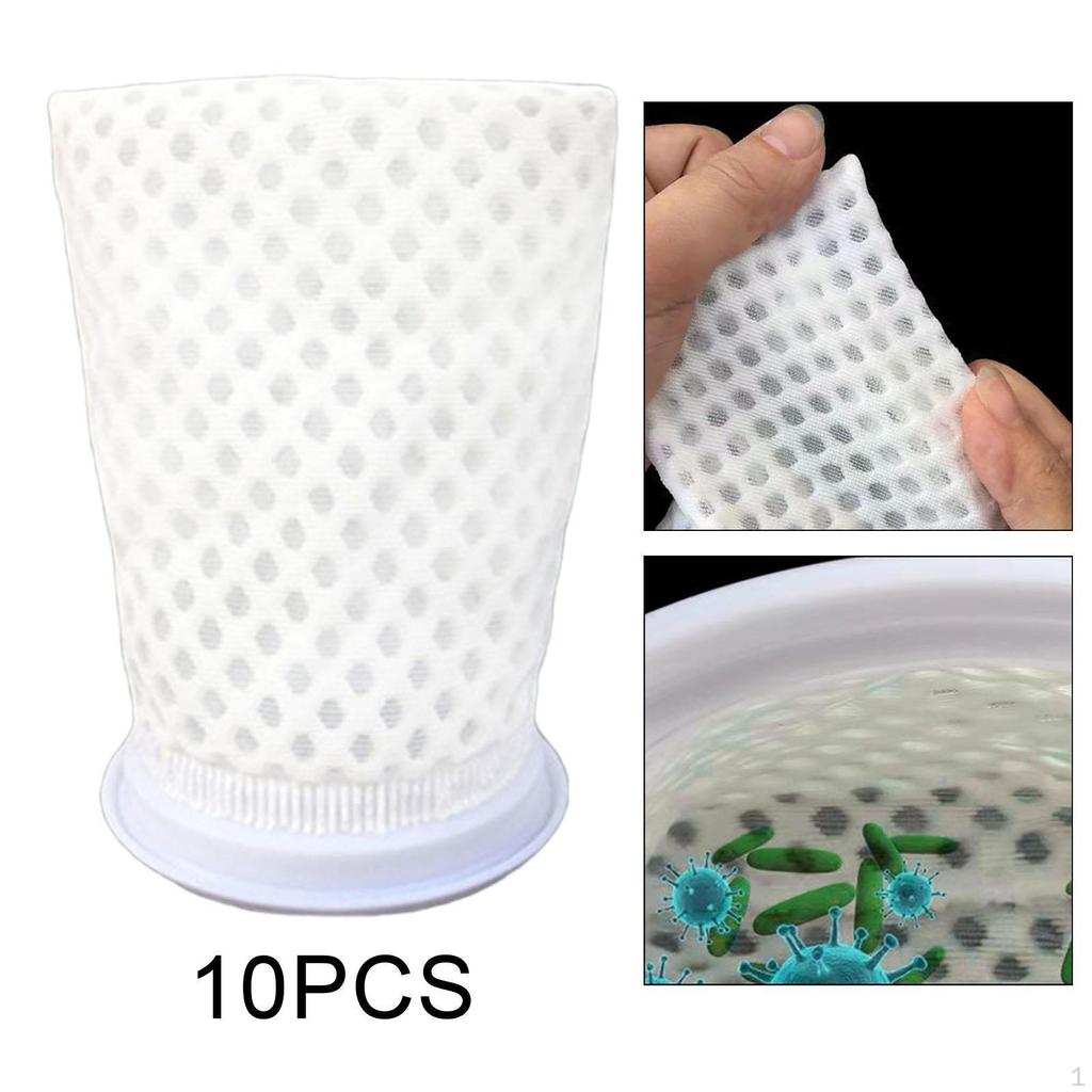 10er Pack Aquariumfilterbeutel zur Schmutzsammlung Kompatibel mit Sumpffiltern