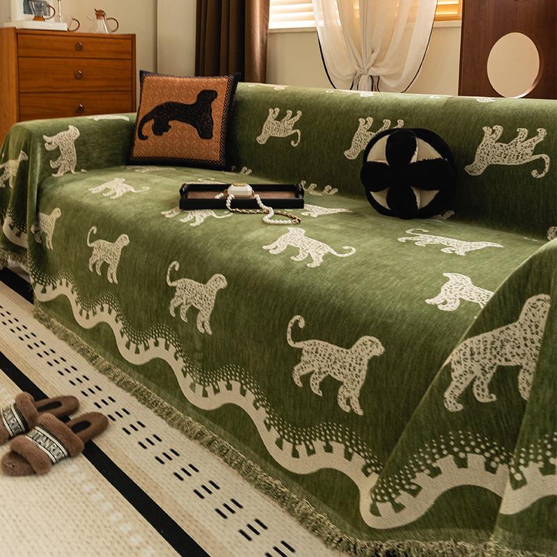 Velvet Sofa Cover With Soft Lining, Tailored Couch Cover And Reversible Sofa Slipcover For Comfortable Sits