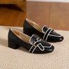 Retro With Medium Heels Square Toe Woman Pumps Spring and Autumn High Quality Quick Delivery Y2k On Promotion 39 Shoes for Women