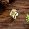 Vintage Creative Double Layer Engraved Line Entwined Ring for Women Niche Punk Multi-loop Rings Party jewelry Gifts