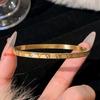 5/1 stuks Sprankelende Zirkonia Ingelegde Roestvrij Staal Armband Set voor Vrouwen Stapelbare Armbanden Mode Niet Verkleurende Sieraden Cadeau