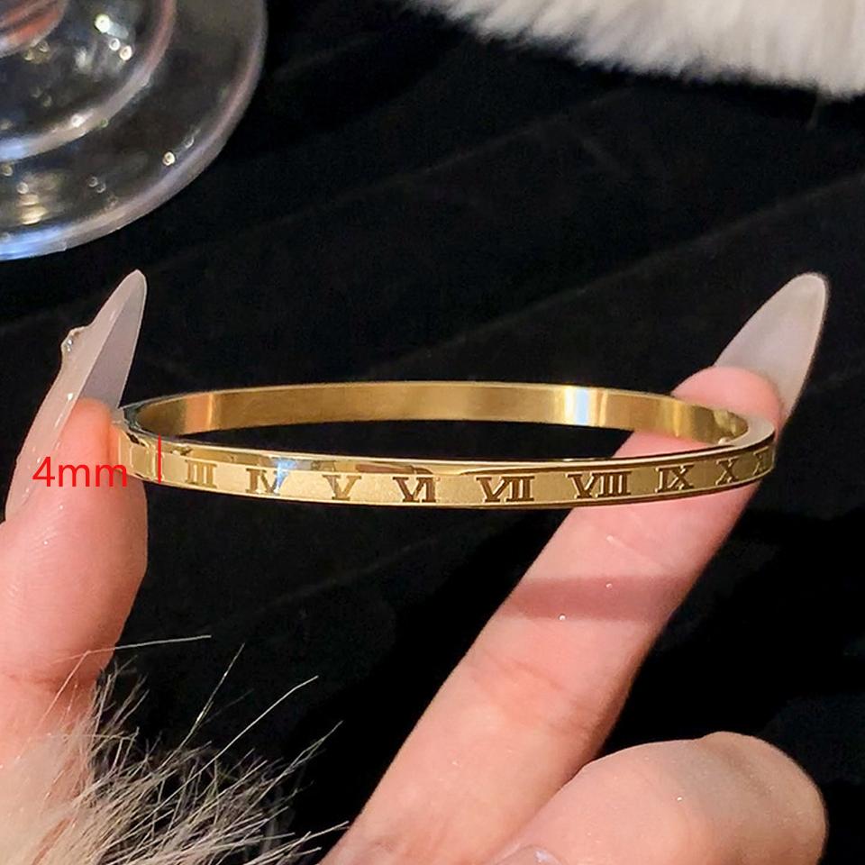 5/1 stuks Sprankelende Zirkonia Ingelegde Roestvrij Staal Armband Set voor Vrouwen Stapelbare Armbanden Mode Niet Verkleurende Sieraden Cadeau