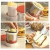 Manual Cheese Slicers Butter Mill Spreadable Butter Cheese Grater Kitchen Butter Shredder Slicers Choppers Mill with Lid