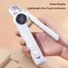 2-in-1 Electric Dog Nail Clippers Equipped with 2 LED Lights Pets Claw Trimmer Safety Protection for Small To Large Dogs