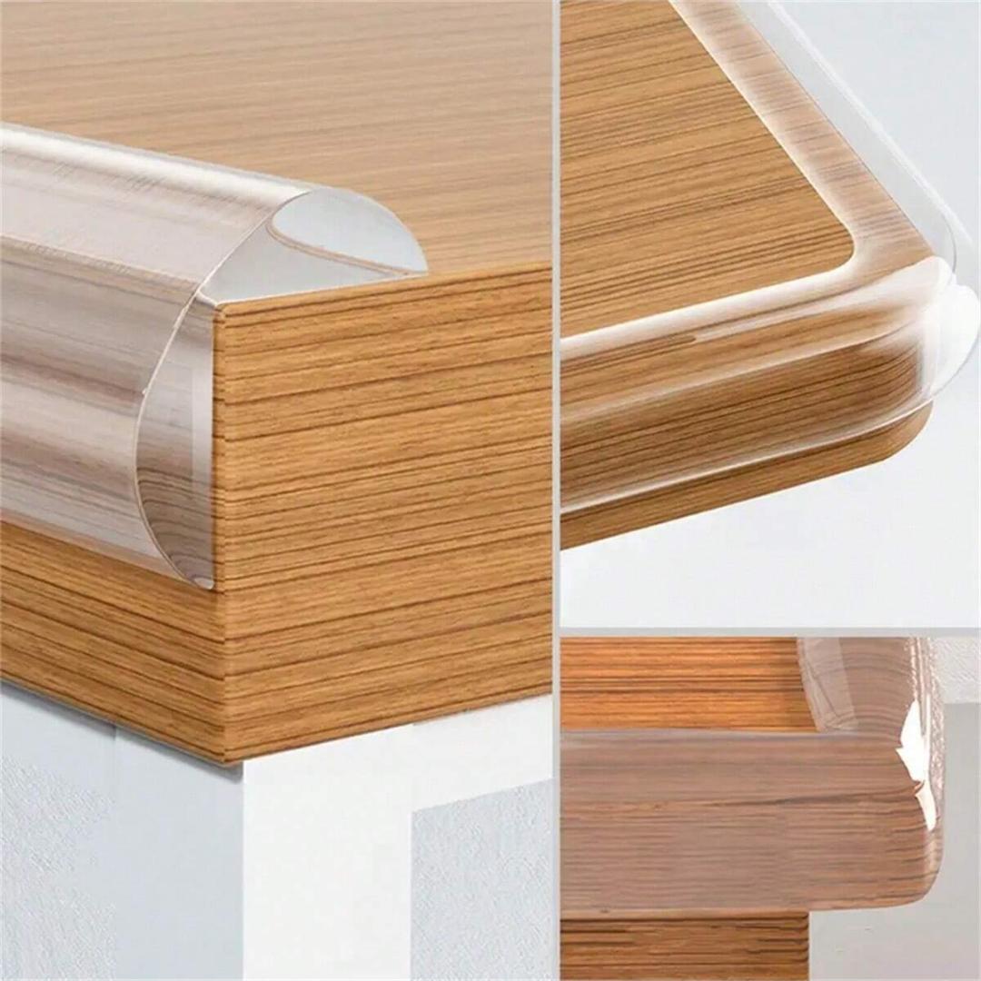 

1PC 1m/3meters Silicone Edge & Corner Guards, Transparent Bumper Strip, Thickened Lead-Free Protection for Table Corners, Walls 1mx2cm прозрачный