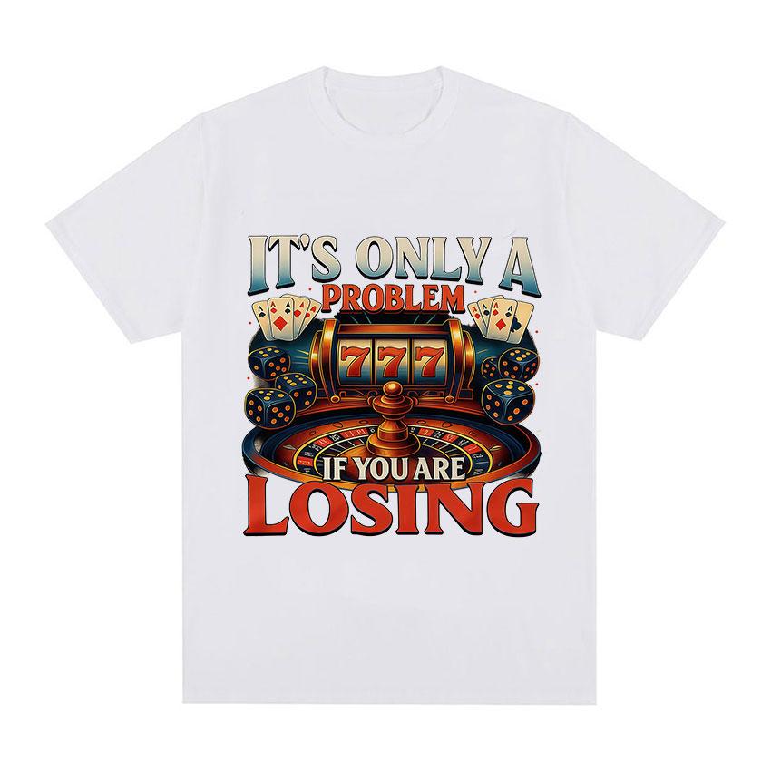 2026 Nový hrací automat 777 Grafické pánské tričko ze 100% bavlny tričko Y2K Harajuku styl letní dámská móda oversized streetwear