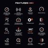 V186 Foldable 8K HD Drone with Three Cameras & Obstacle Avoidance