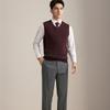 Men's Autumn/Winter Wool Blend V-Neck Vest