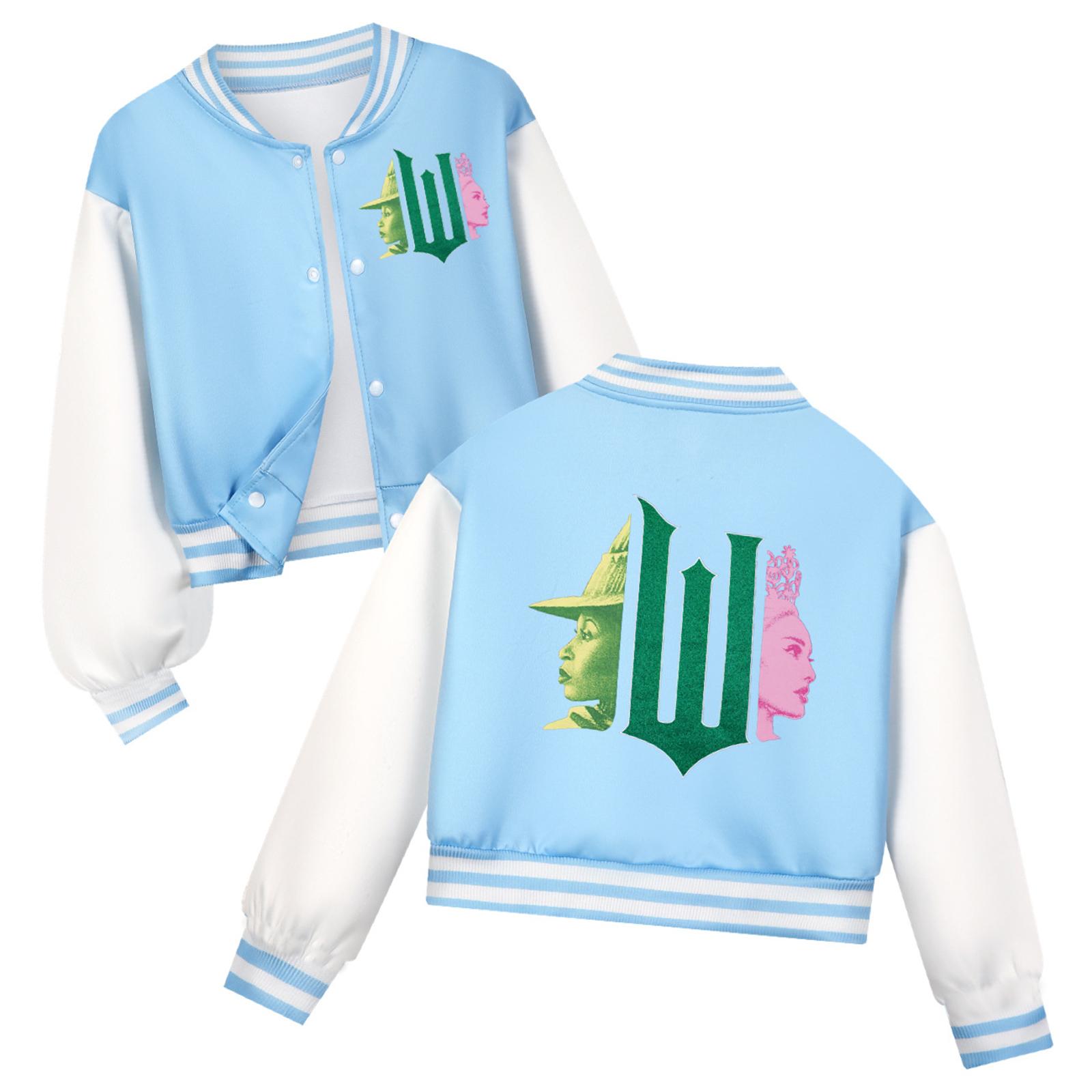 

Детская модная повседневная куртка с длинным рукавом, капюшоном и принтом группы ведьм 120