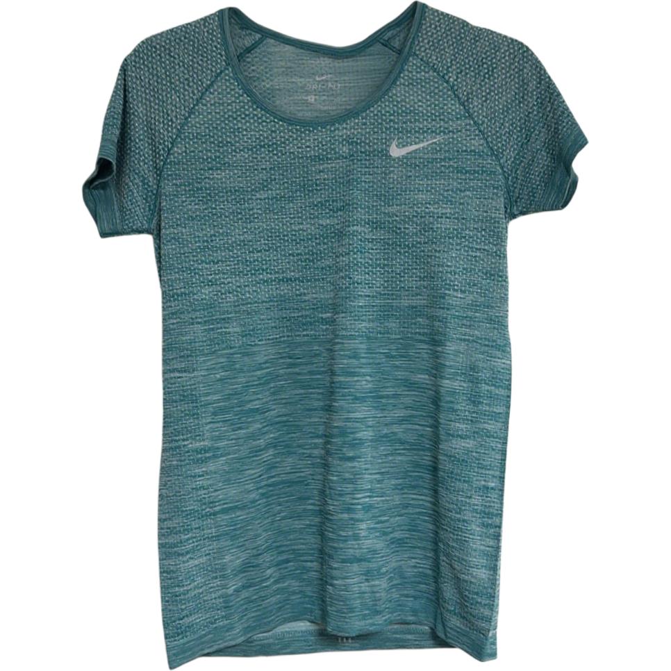 

Nike Спортивный пуловер Dri-Fit с коротким рукавом, женский топ 831499-357 M