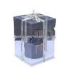 Clear Square Double-Layer Birthday Cake Box - Available In 6, 8, 10, 12 Inch Sizes, Heightened and Thickened Design