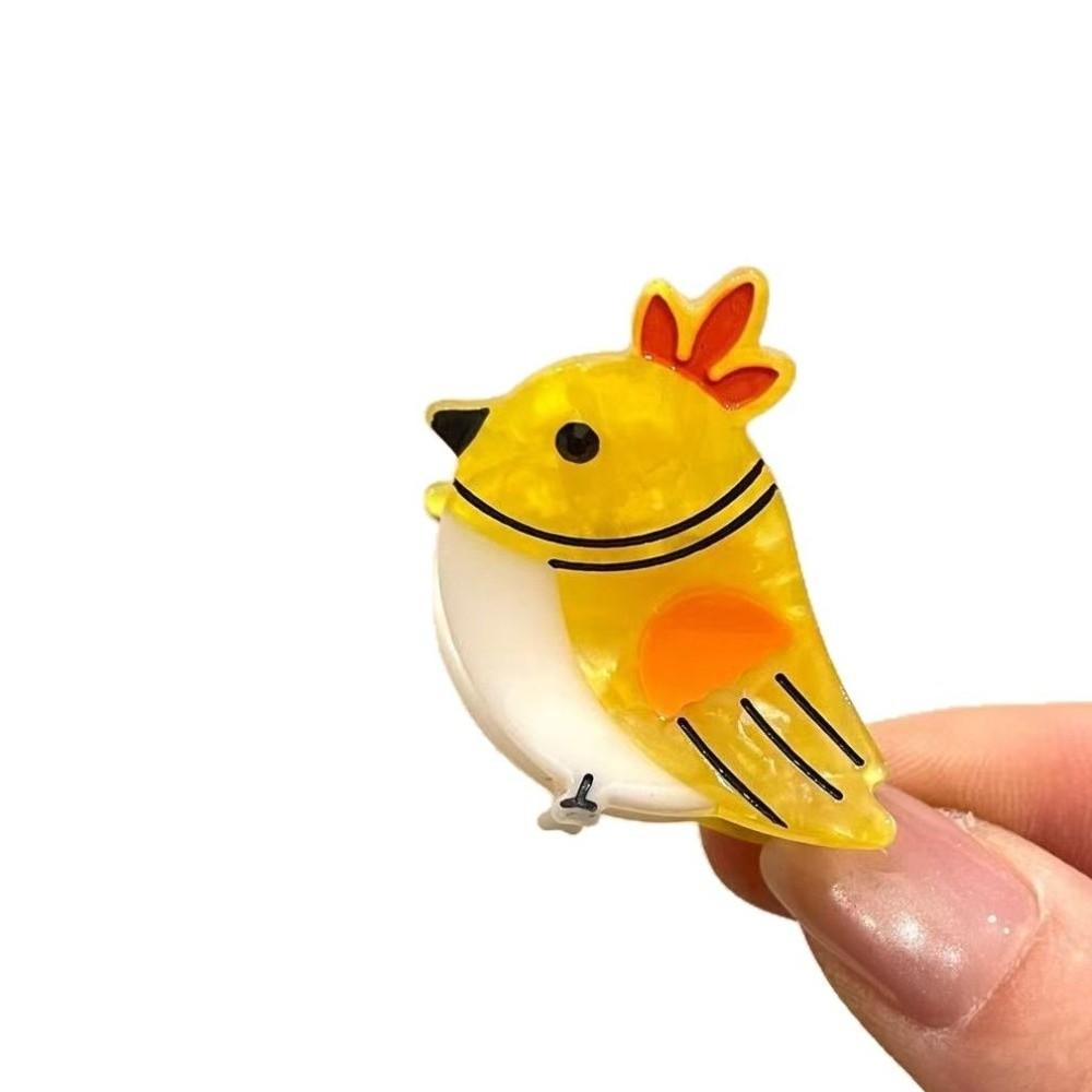 Acetate Bird Hair Claw Mini Size Women's Hairpin Cute Tiny Grab Clip