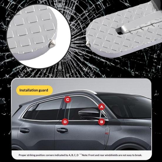 Degrau Dobrável para Porta de Carro com Superfície Antiderrapante Universal Barra de Teto de Lingote de Alumínio Degrau Peças Automotivas para SUV RV Off-Road