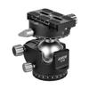 D-40 PRO Double Panoramic Head CNC Aluminum Alloy Ball Head U Notch Design Low Center of