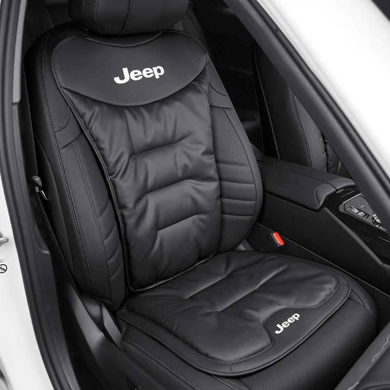 Car Velvet Cushion Vinter Leather Backrest Seat Cover Accessories For Jeep Grand Cherokee Compass Patriot Renegade Wrangler Libe ANO1