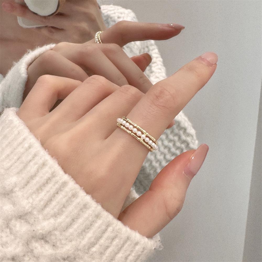 Color Enamel Fritillary Butterfly Ring Women's Open Index Finger Ring New Products