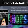 USB 5V LED Matrix Pixel Panel Flexible DIY Car Sign Display Screen (APP+ Remote Control)