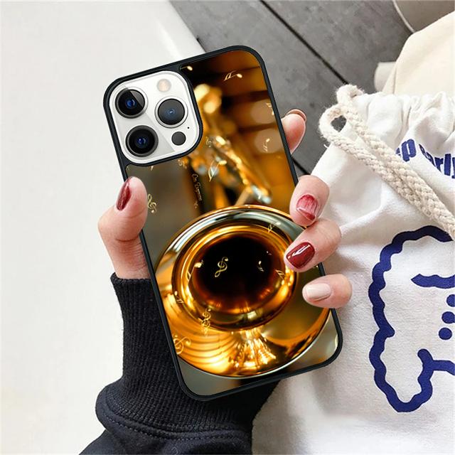 

Piccolo Trumpet Brass Instruments Phone Case Cover For iPhone 17 Air 15 16e 14 13 12 Pro Max 11 Pro Max Plus Coque iPhone 16pro