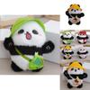 Entzückende Mini Plüsch Panda Schlüsselanhänger Puppe Kuscheliges Stofftier Anhänger
