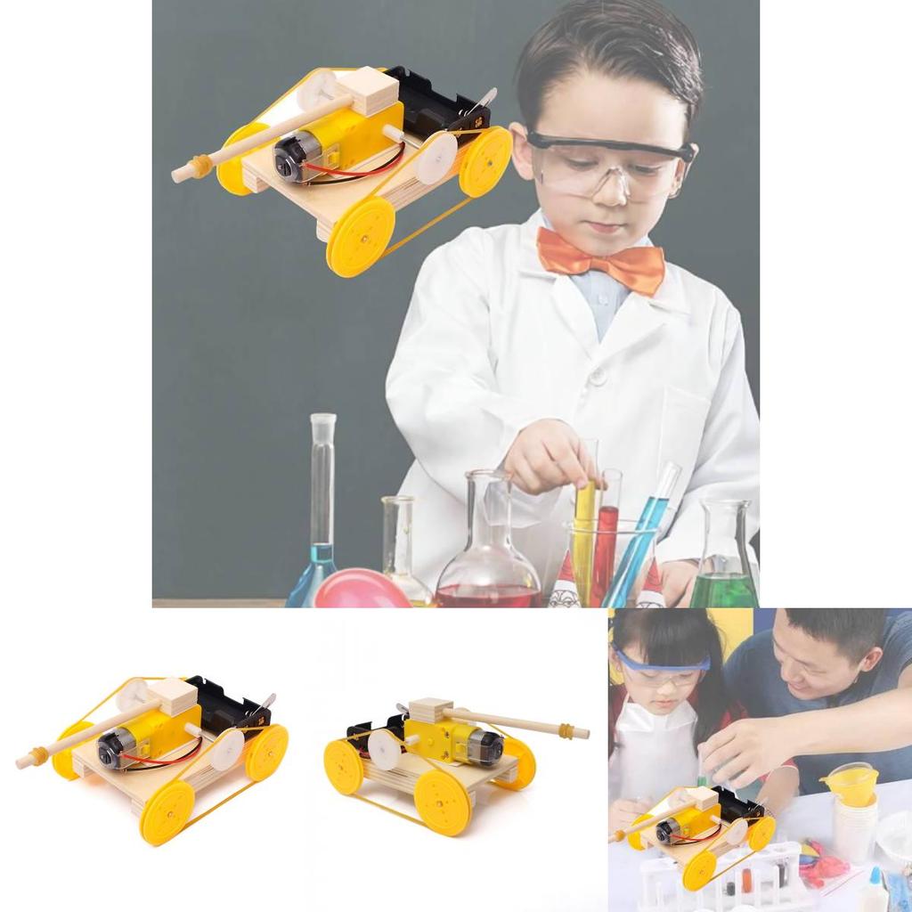 Mini Diy Electric Tank For Kids Stem Educational Science Experiment