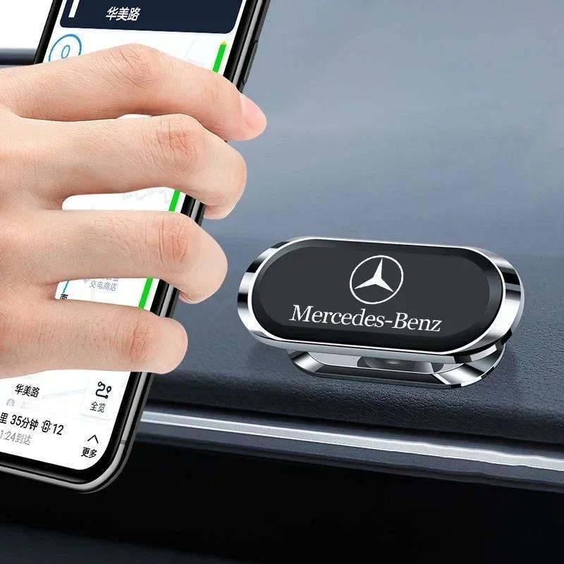 FCM5   Magnetic Phone Support Stand Car Phone Holder for Mercedes Benz AMG W205 W203 GLC GLK W206 W168 W169 W220 C180 C200 W211 hubcap