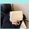 Trendige Streetstyle Umhängetasche 2023 Winter Neu Lässige Pendlertasche Retro Einfach Kleine Quadratische Tasche