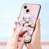 Carcasă de telefon Honkai Impact 3rd Game Luxury pentru iPhone 13 15 14 12 11 Pro MAX XR X SE XS 7 8 Plus, silicon negru, protecție